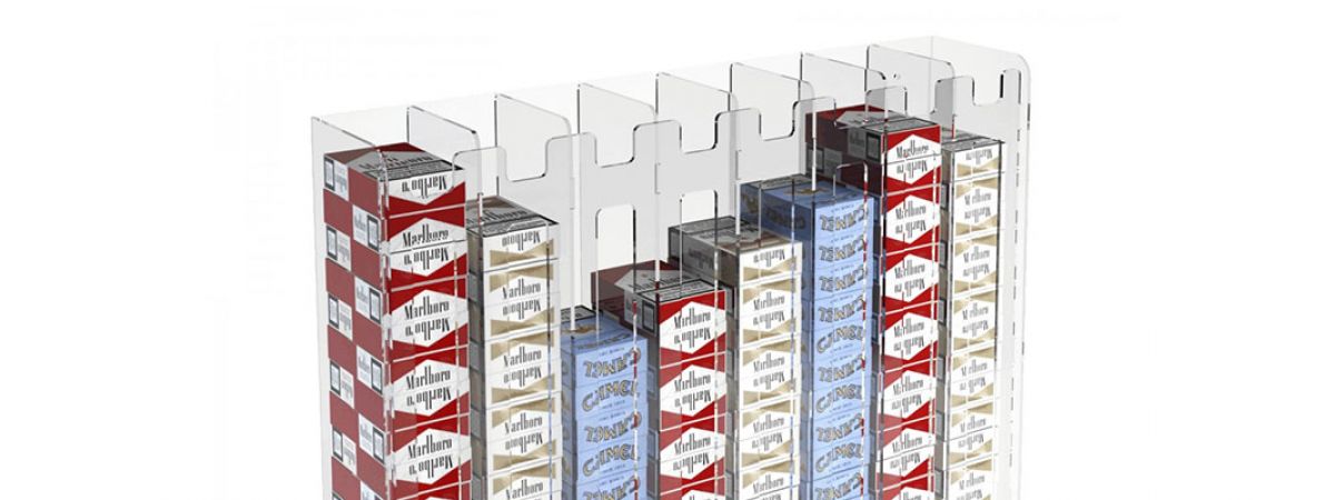 Espositori per tabaccherie: espositori in plexiglass per negozi